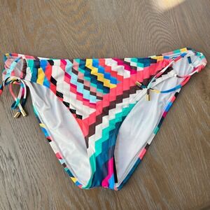 La Blanca Women's Size 14 Bikini Bottom Multi Color Geometric New With Tags